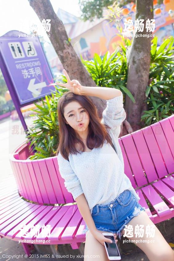 IMiss爱蜜社 - Abby李雅户外行，谁说我们不能在野外做个小仙女？原图和套图给你看！